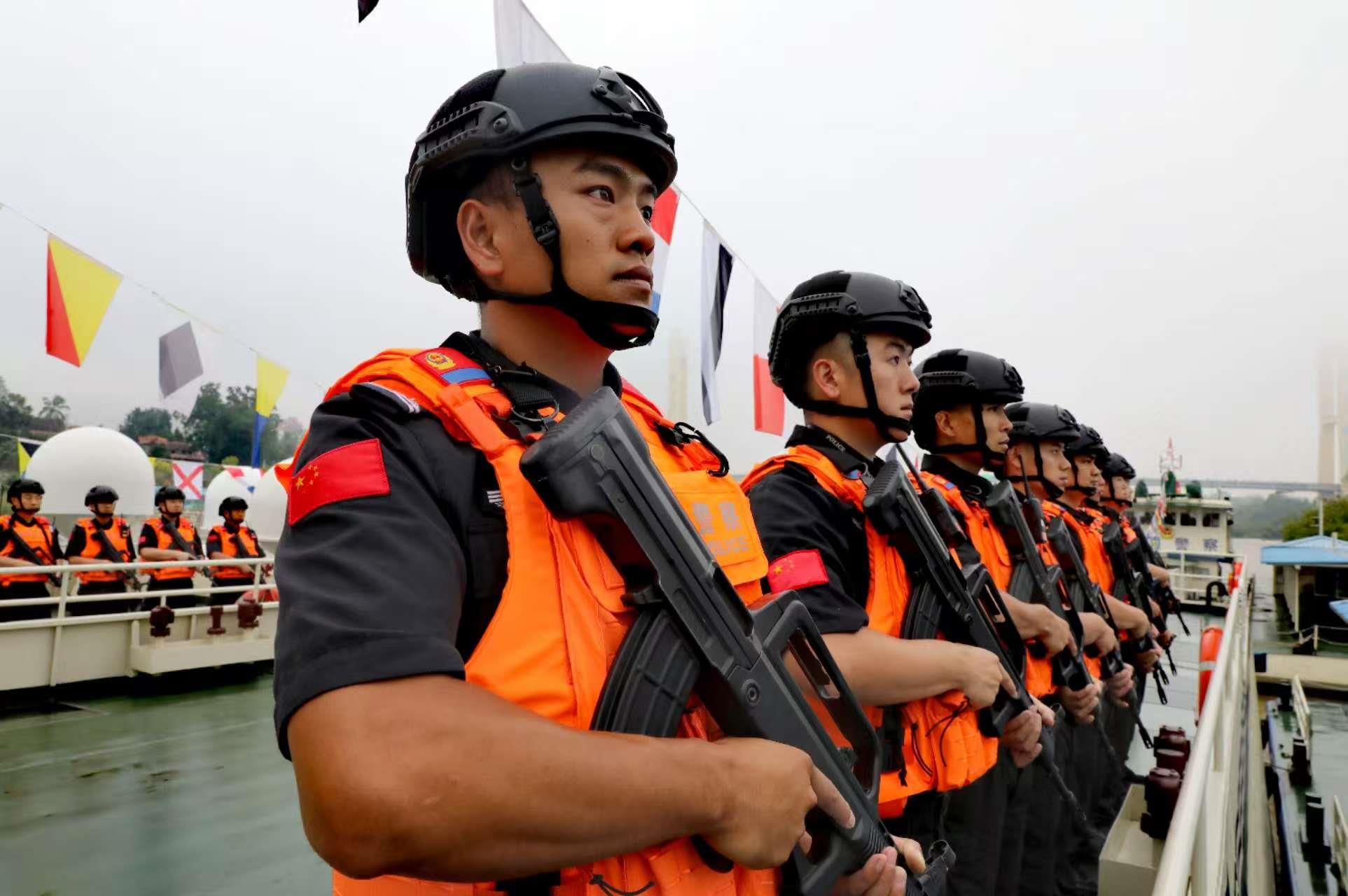中老缅泰四国启动第158次湄公河联合巡逻执法行动及系列执法交流活动