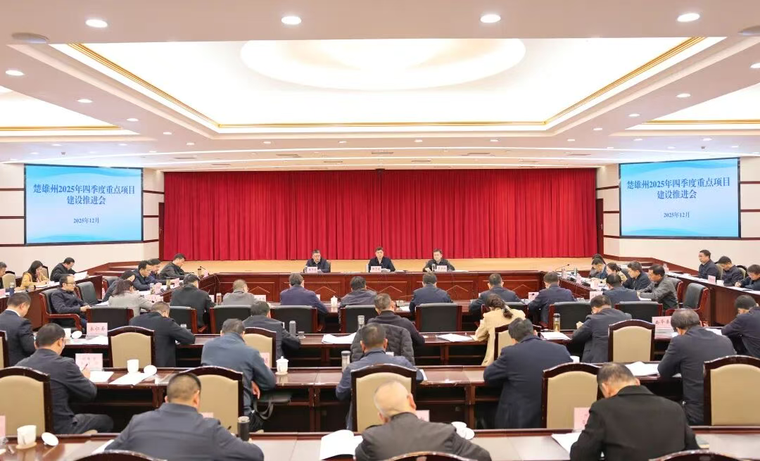楚雄州2025年四季度重点项目现场督导暨全州项目调度会议召开