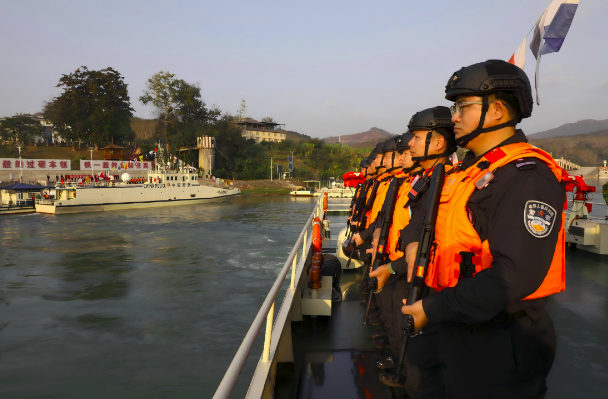 第162次中老缅泰湄公河联合巡逻执法行动启动