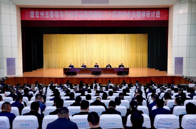 落实思想观念求新，德宏州委书记要求全州各级领导干部把握好“五个原则”