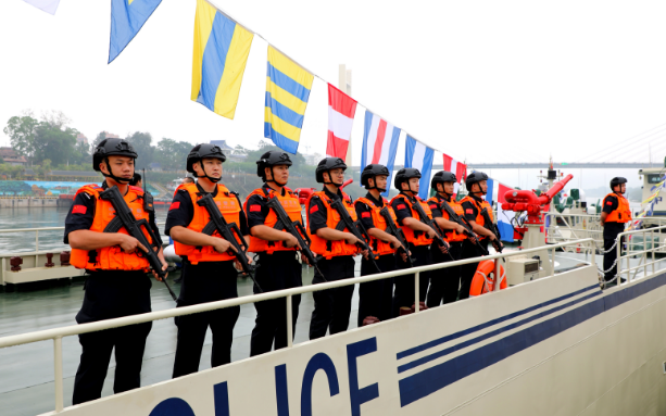第164次中老缅泰湄公河联合巡逻执法行动正式启动